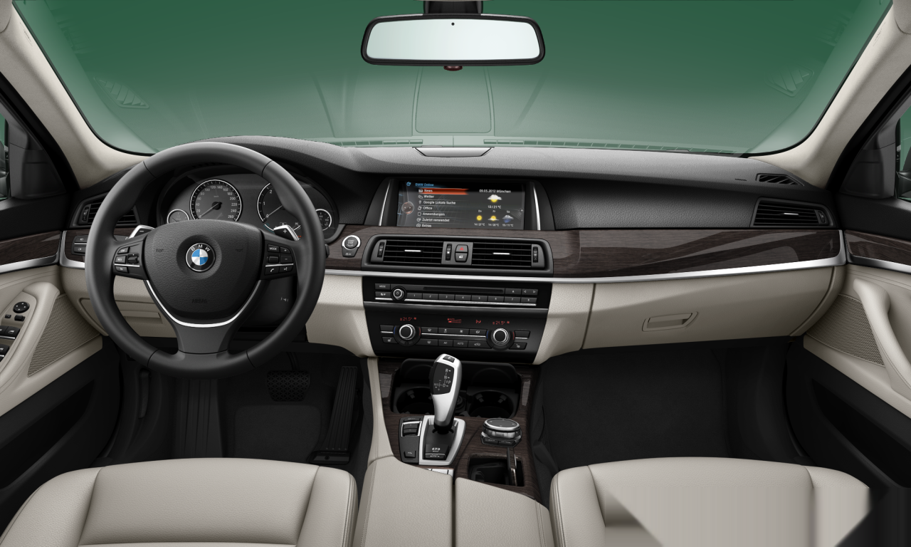 Interior of BMW 520d (F11 (MUE)), VIN WBA5L320X0G278954