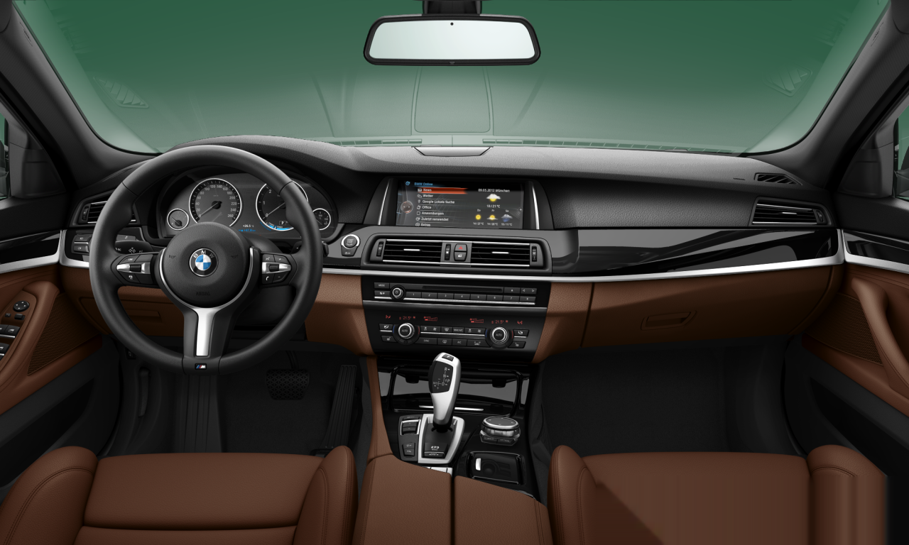 Interior of BMW 520d xDrive (F11 (MUE)), VIN WBA5L5105FG087335