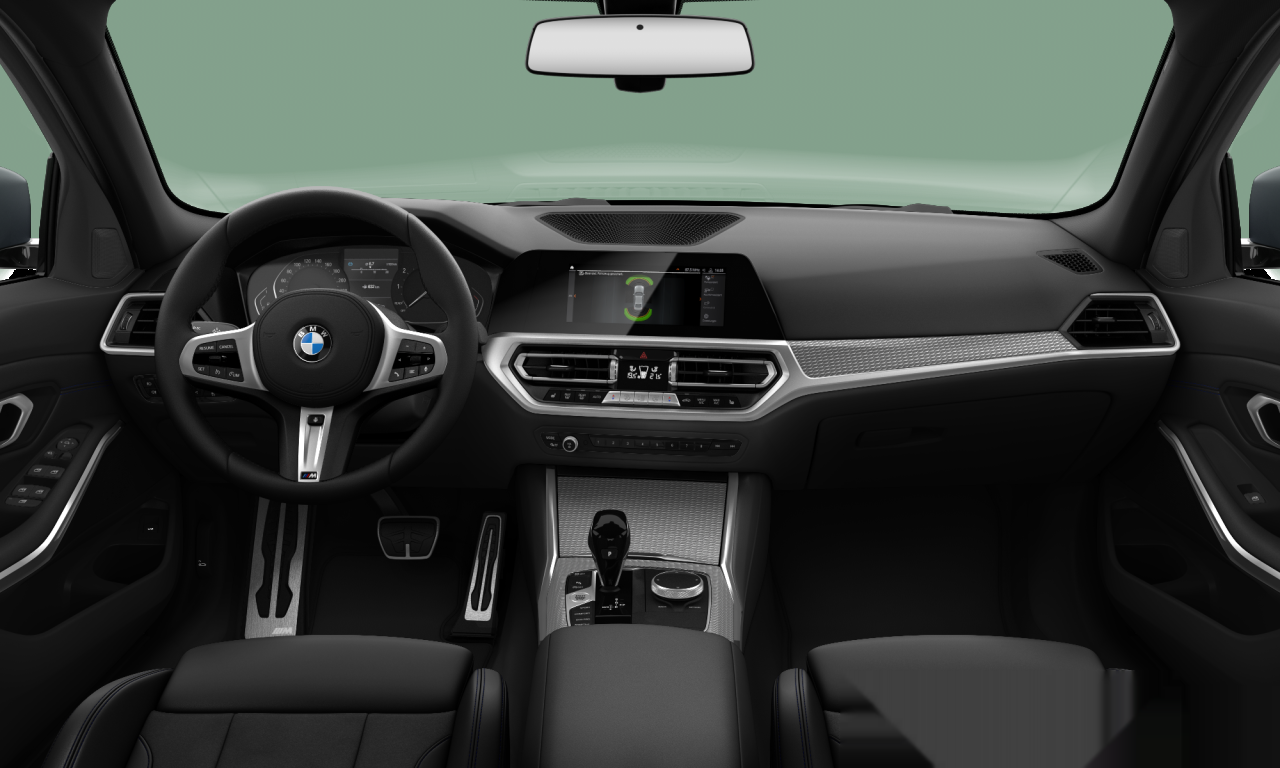 Interior of 2020 BMW 320i xDrive (G20), VIN WBA5P380608B66077
