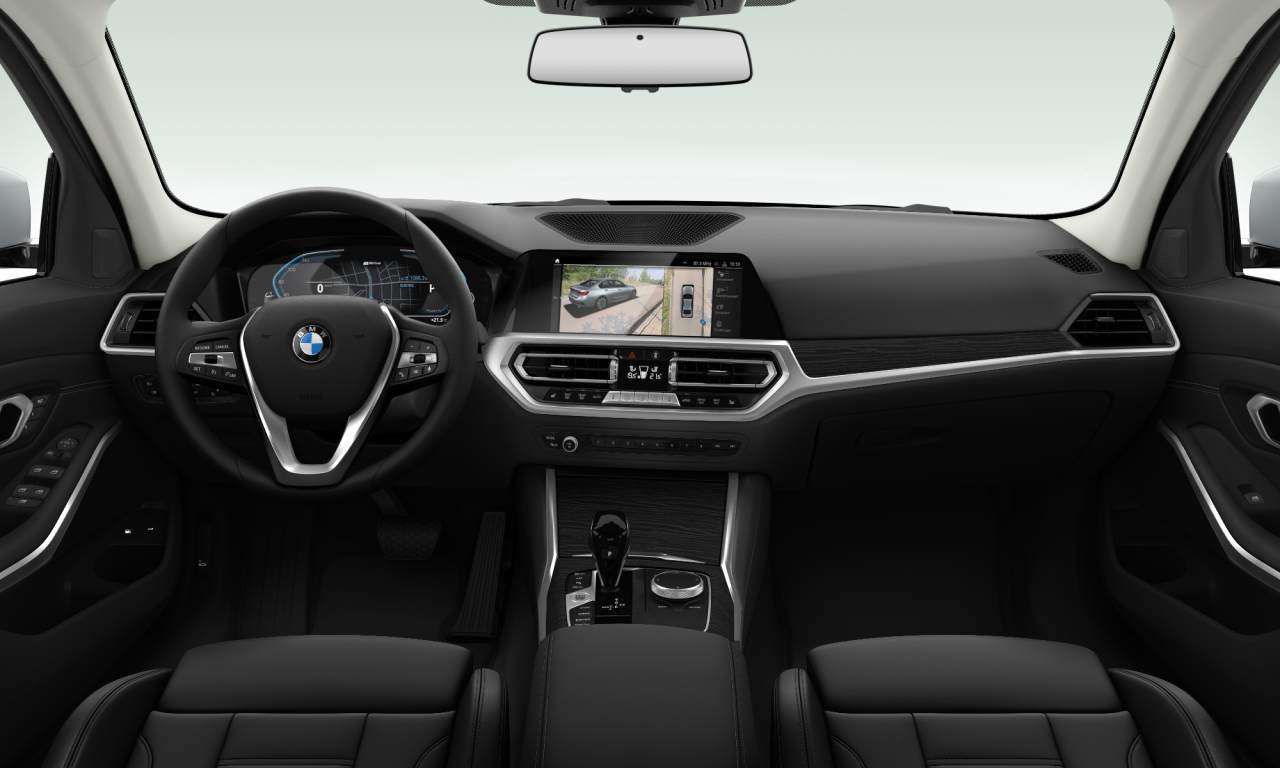Interior of BMW 330e (G20), VIN WBA5P51040FL57866