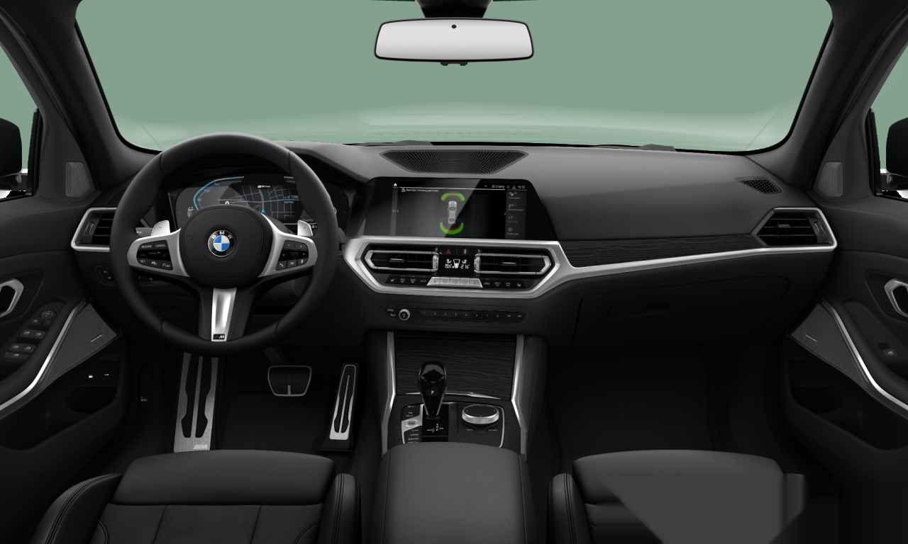 Interior of BMW 330e (G20), VIN WBA5P51080FK27864