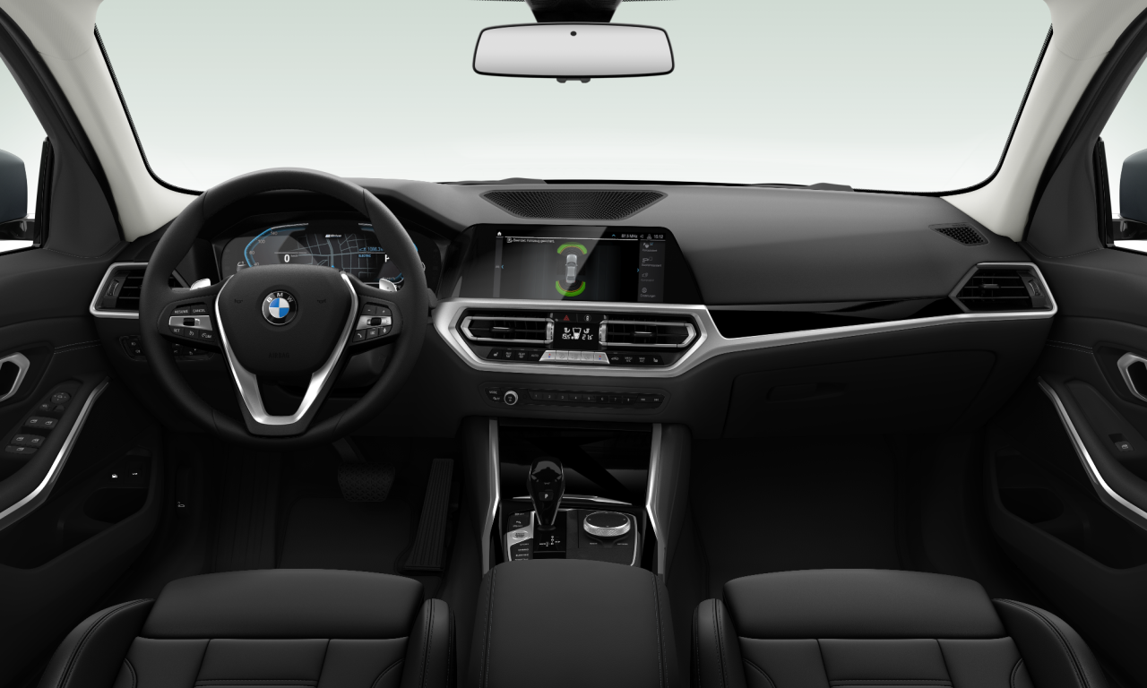 Interior of BMW 330e (G20), VIN WBA5P52070FL29686
