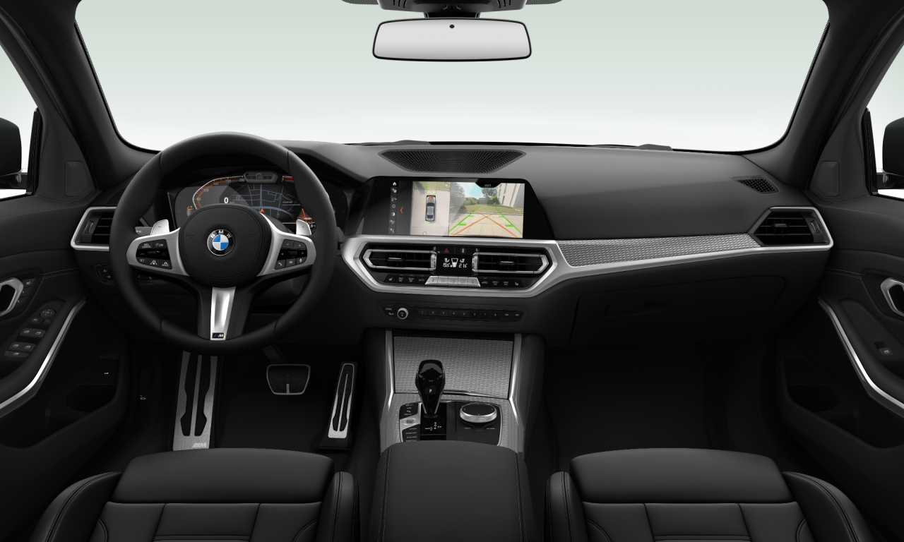 Interior of BMW 330i (G20), VIN WBA5R100408B81915