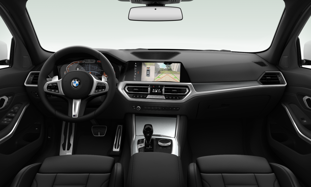 Interior of BMW 330i (G20), VIN WBA5R100708B70259