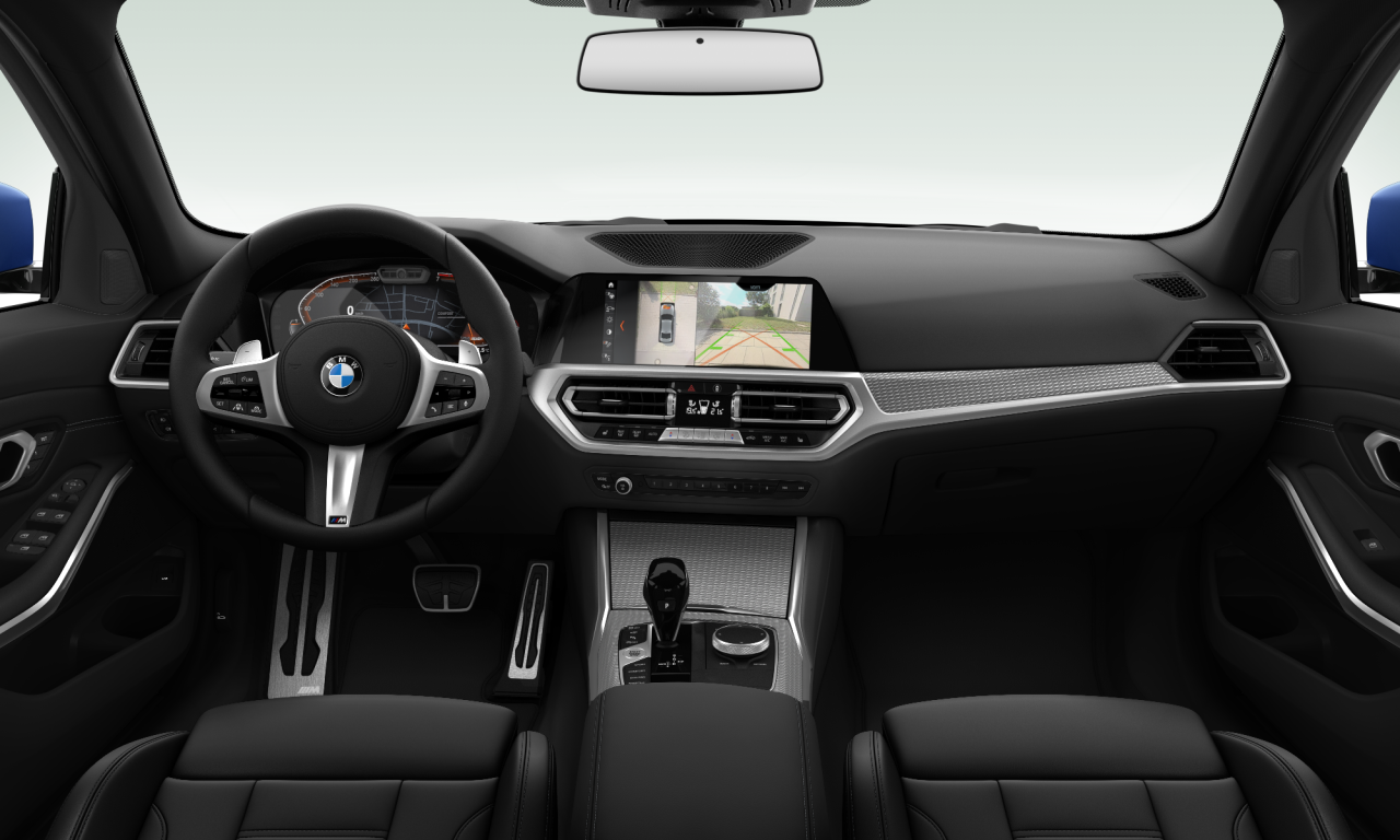 Interior of BMW 330i (G20), VIN WBA5R100808C00479