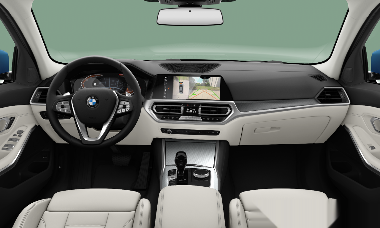 Interior of 2021 BMW 330i (G20), VIN WBA5R100X08C19731