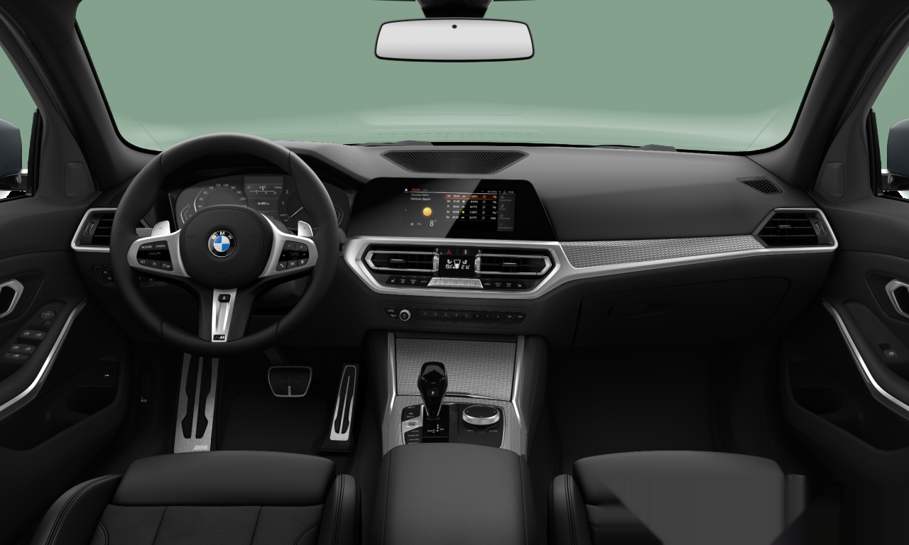 Interior of BMW 330i (G20), VIN WBA5R11050FM61320