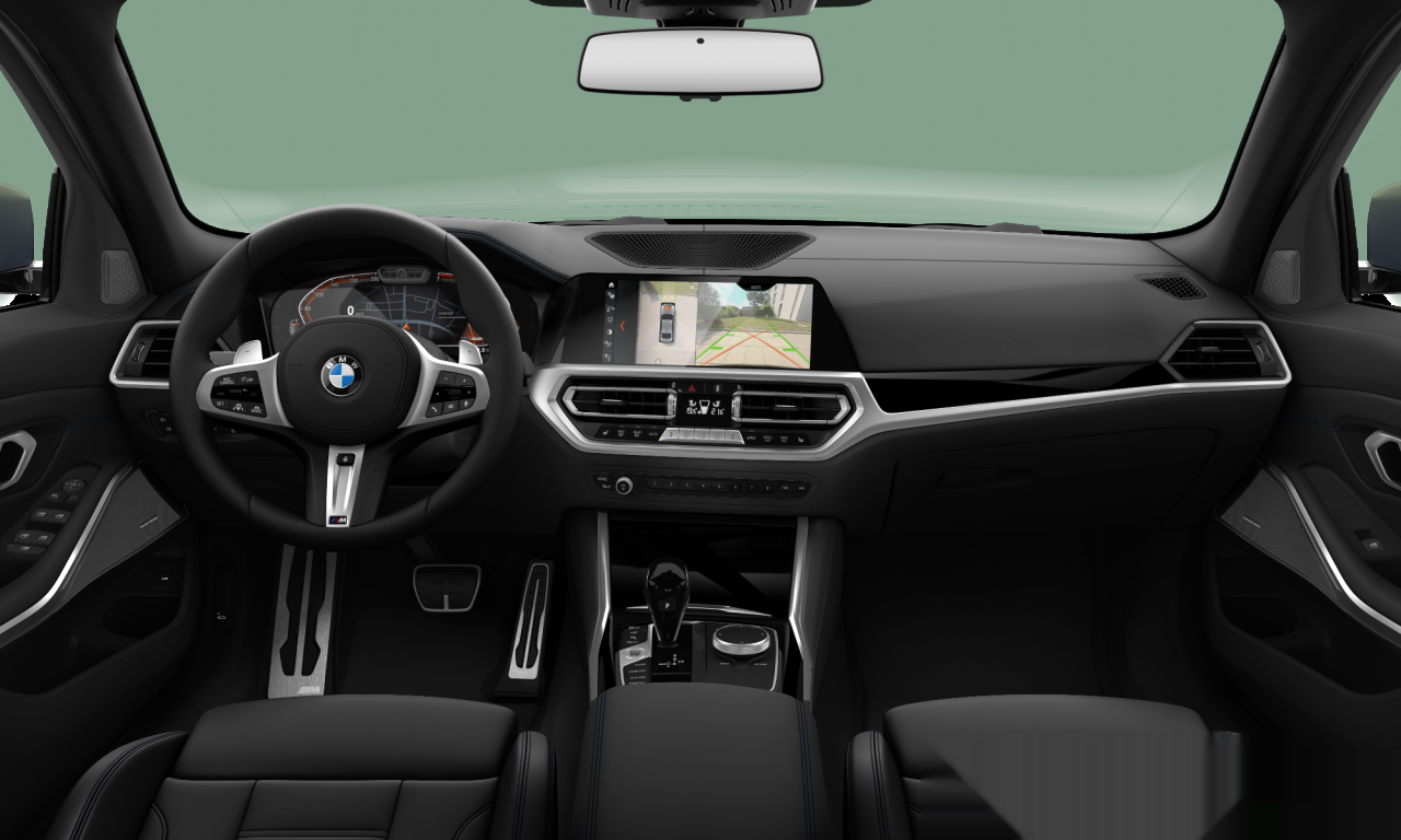 Interior of 2019 BMW 330i (G20), VIN WBA5R11090FJ07719