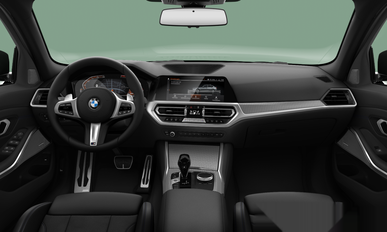 Interior of 2019 BMW 330i (G20), VIN WBA5R110X0AK33648