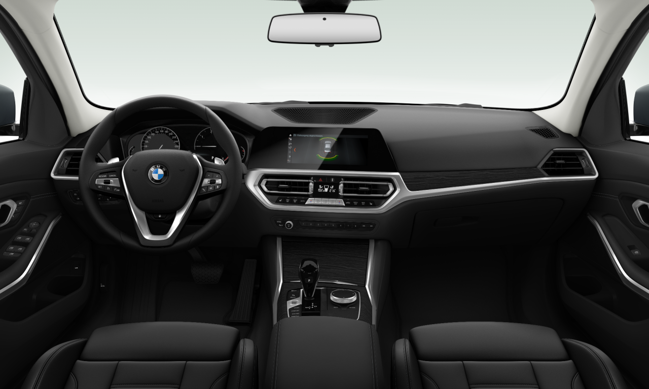 Interior of 2019 BMW 330i (G20), VIN WBA5R12020AE80793