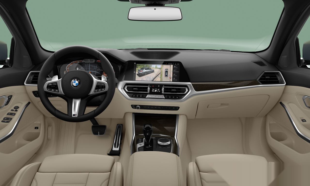 Interior of BMW 330i (G20), VIN WBA5R12030AK72144