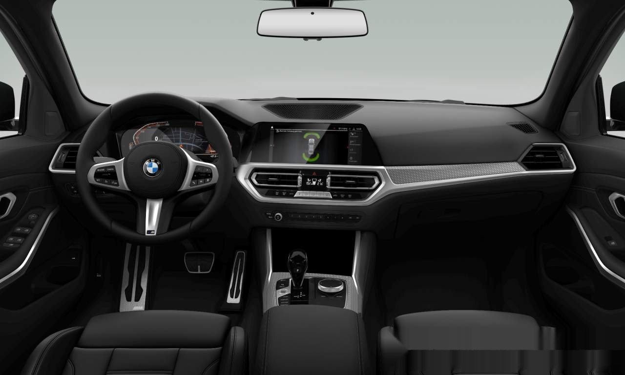 Interior of 2021 BMW 330i (Sedan (4 Doors)), VIN WBA5R12080FK99214