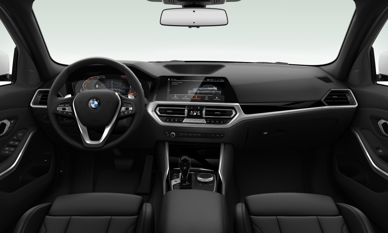 Interior of BMW 330i (G20), VIN WBA5R1C50KAK09614