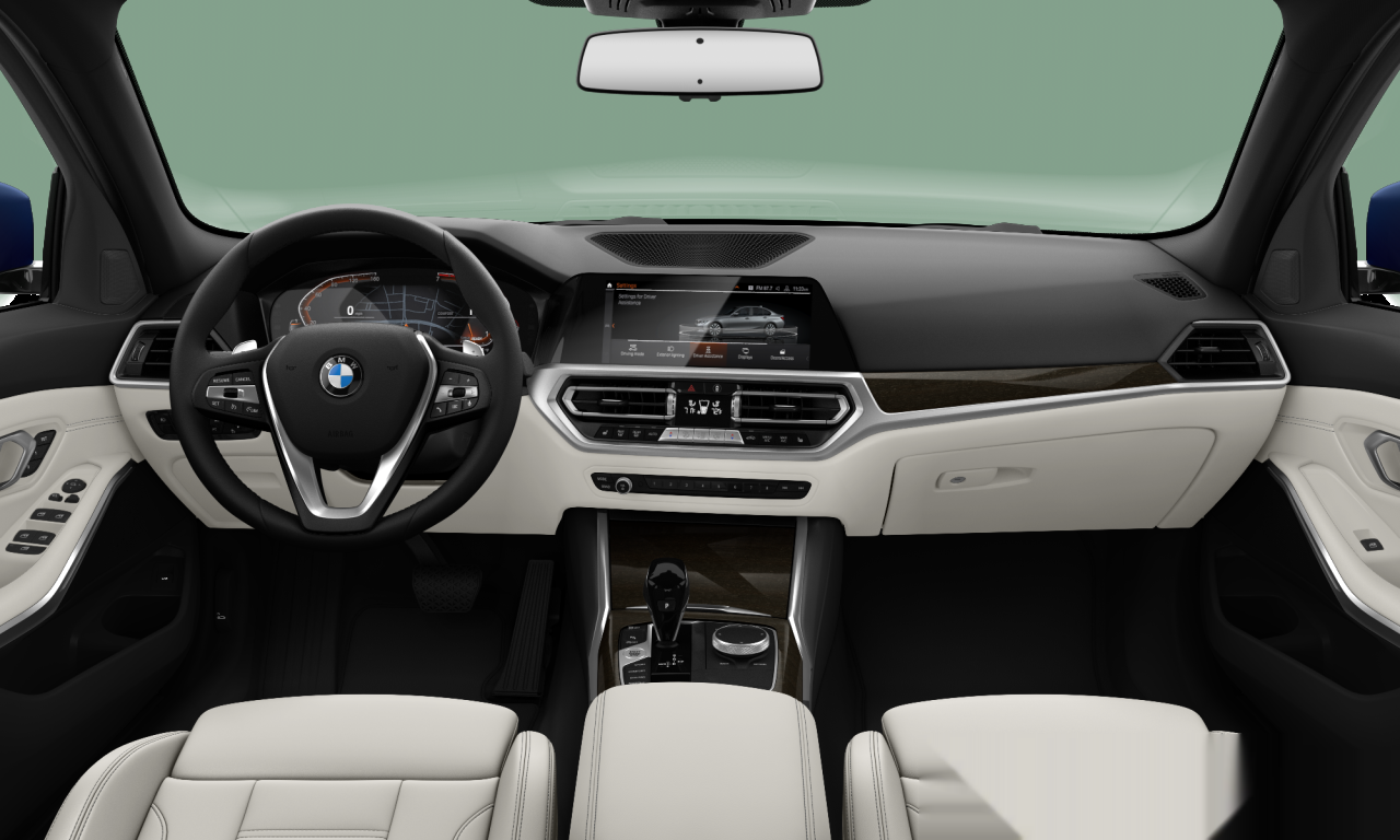 Interior of BMW 330i (G20), VIN WBA5R1C55KAK10841