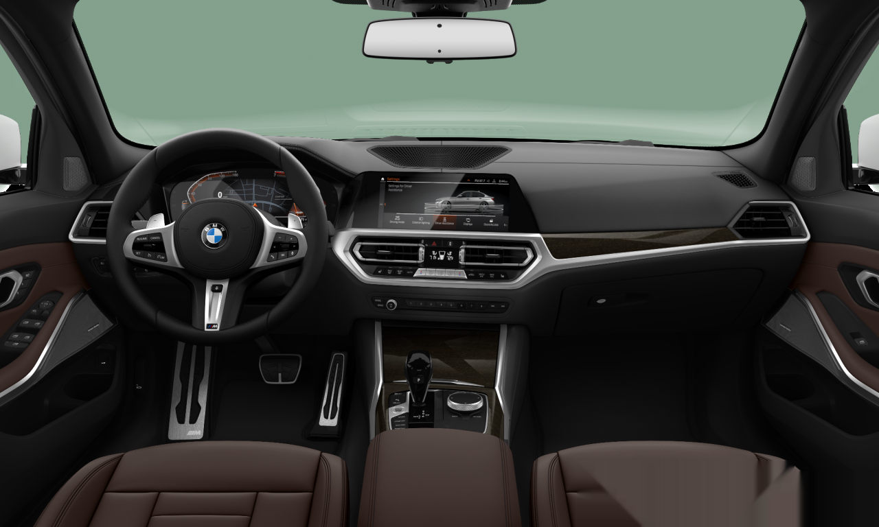 Interior of BMW 330i xDrive (G20), VIN WBA5R7C55KFH13116