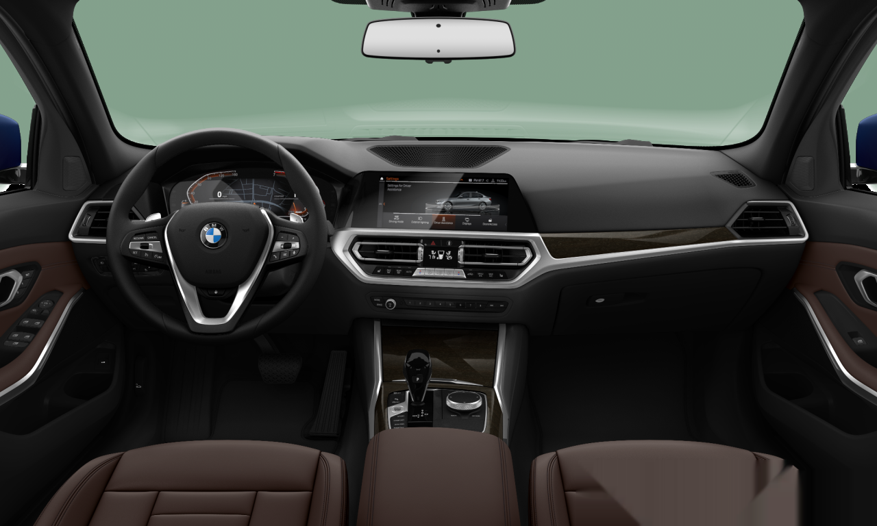 Interior of BMW 330i xDrive (G20), VIN WBA5R7C5XKFH28100