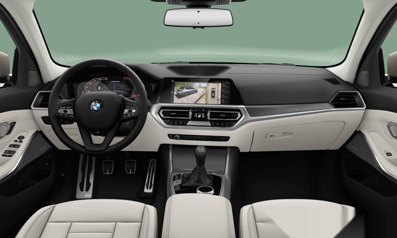 Interior of 2019 BMW M340i (G20), VIN WBA5U7C07LFH07600