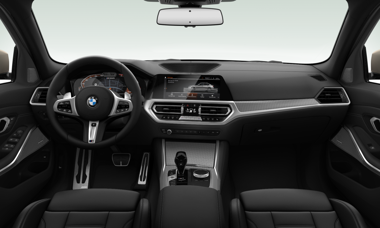 Interior of 2019 BMW M340i (G20), VIN WBA5U7C08LFH62928