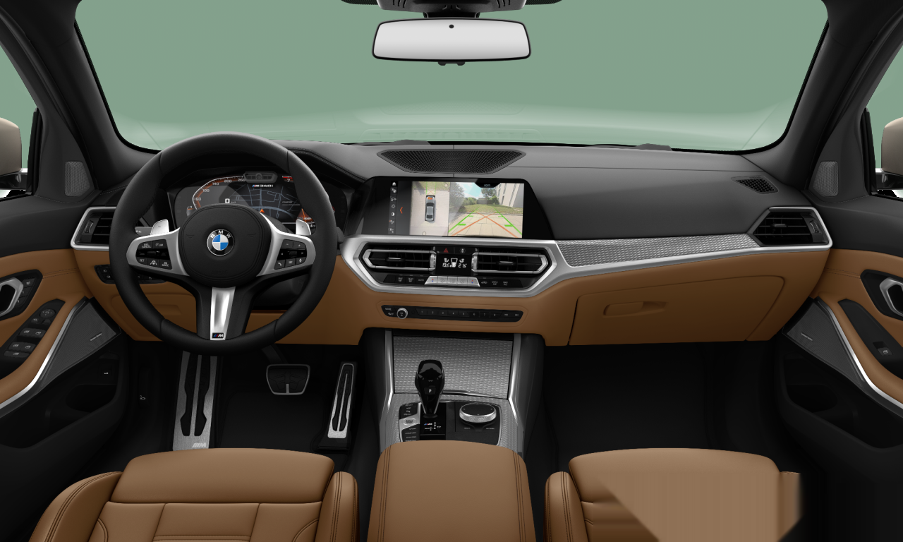 Interior of BMW M340i xDrive (G20), VIN WBA5U9101MFK48318