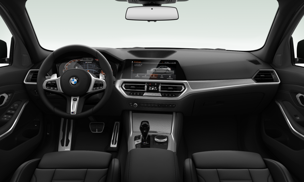 Interior of 2020 BMW M340i xDrive (G20), VIN WBA5U91020FJ97356