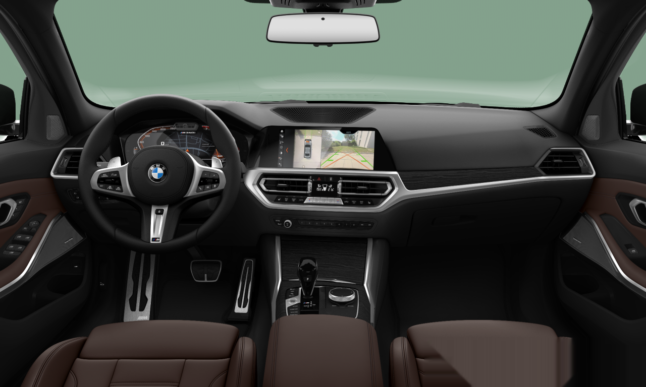 Interior of BMW M340i xDrive (G20), VIN WBA5U91040FJ01954