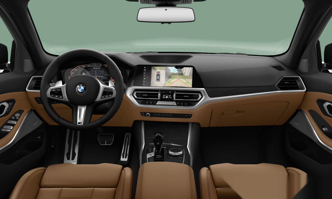 Interior of 2021 BMW M340i xDrive (G20), VIN WBA5U91050FL66849
