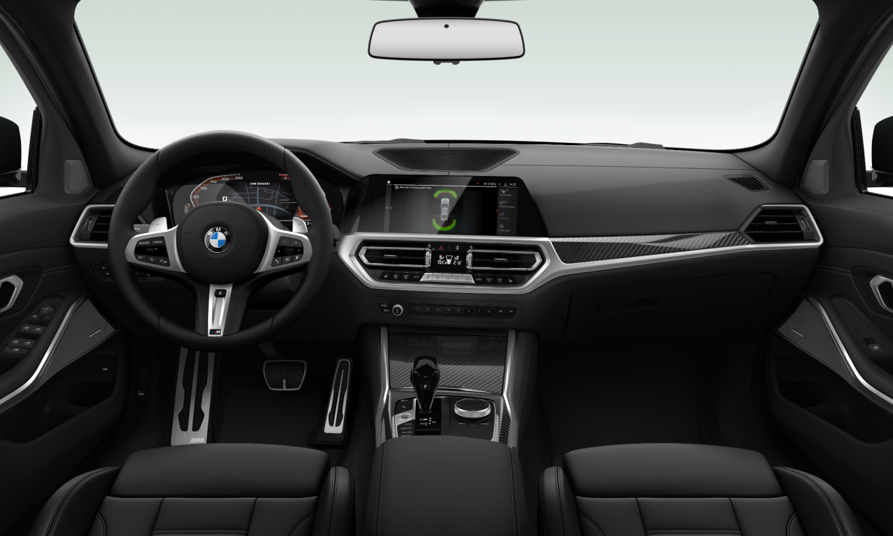 Interior of BMW M340i xDrive (G20), VIN WBA5U92000FL80026
