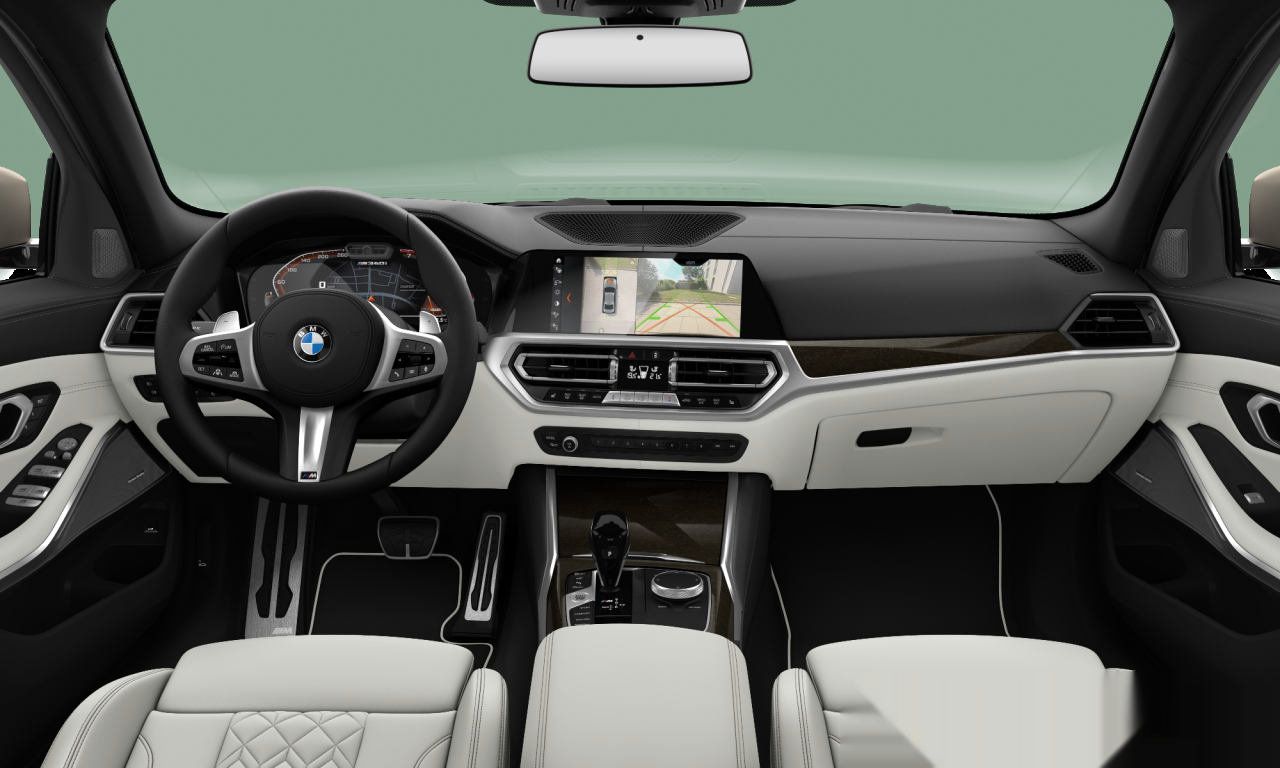 Interior of 2020 BMW M340i xDrive (G20), VIN WBA5U92070FJ66568