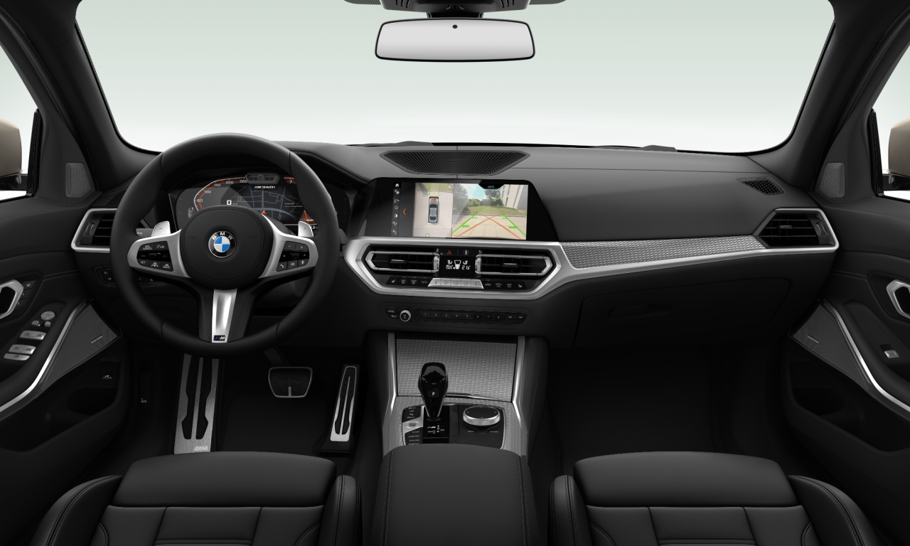 Interior of BMW M340i xDrive (G20), VIN WBA5U92090FH38713