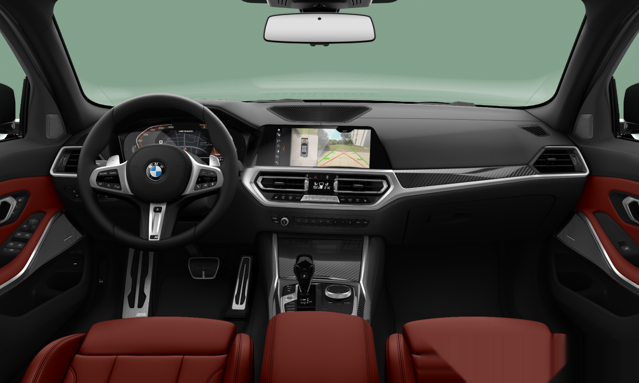 Interior of BMW M340i xDrive (G20), VIN WBA5U9C02NFL73956