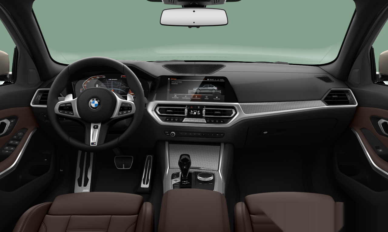 Interior of BMW M340i xDrive (G20), VIN WBA5U9C07LAF54905