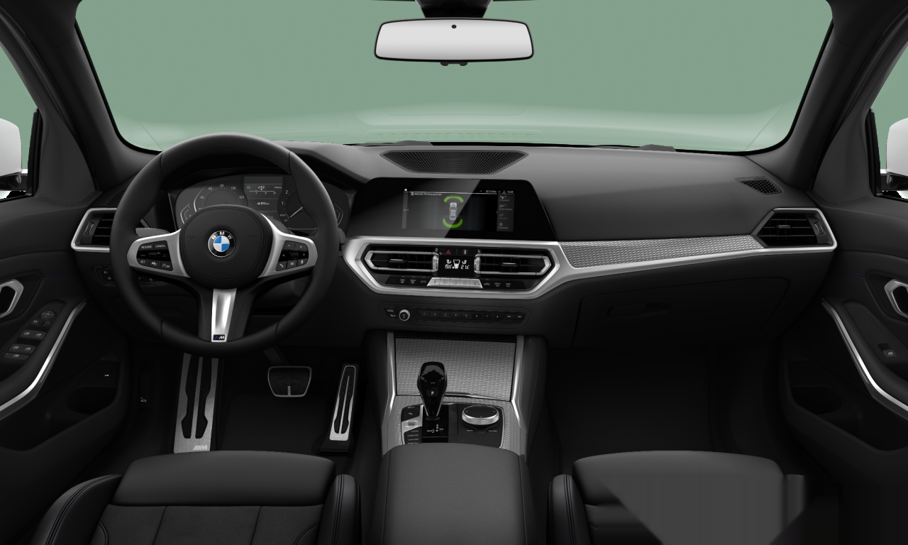 Interior of 2021 BMW 318d (G20), VIN WBA5V31080FK85421