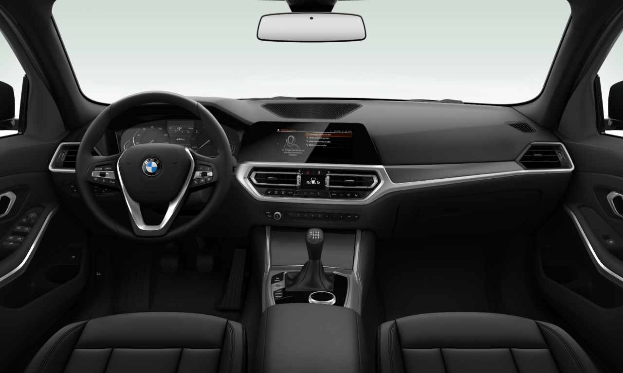 Interior of 2020 BMW 318d (G20), VIN WBA5V380108B57695