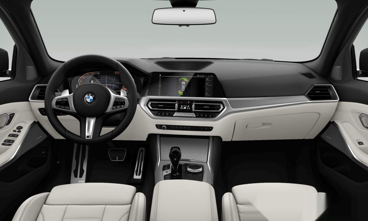 Interior of BMW 320d (Sedan (4 Doors)), VIN WBA5V52060AJ70033