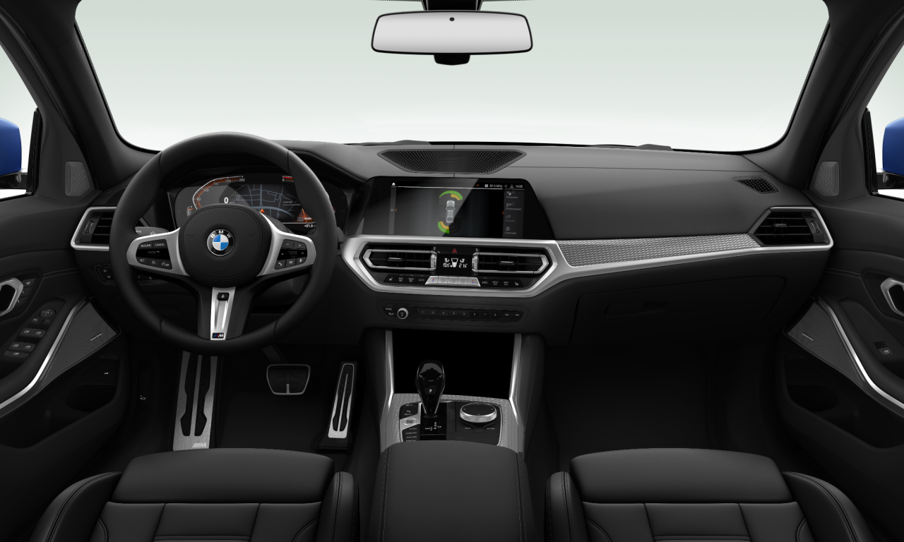 Interior of 2019 BMW 320d xDrive (G20), VIN WBA5V71060FH22150