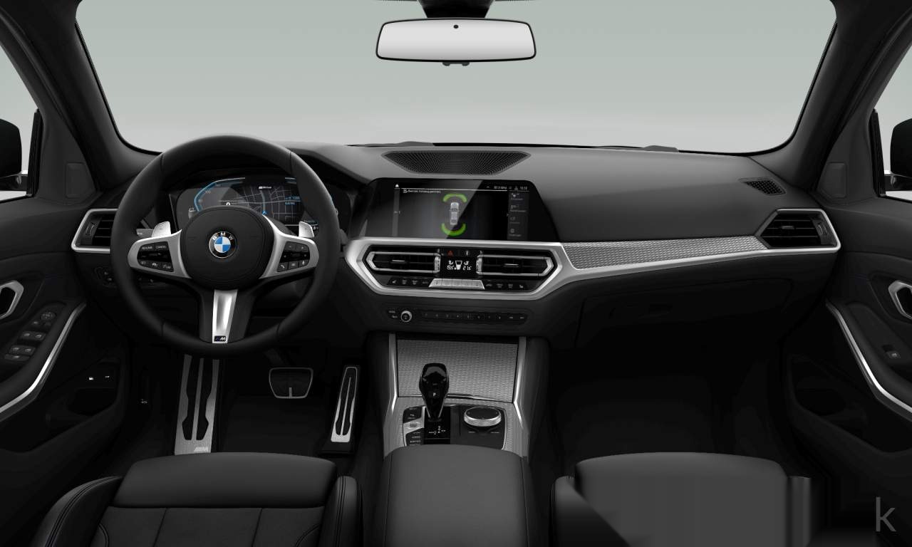 Interior of BMW 330e (Sedan (4 Doors)), VIN WBA5X71090FH99217