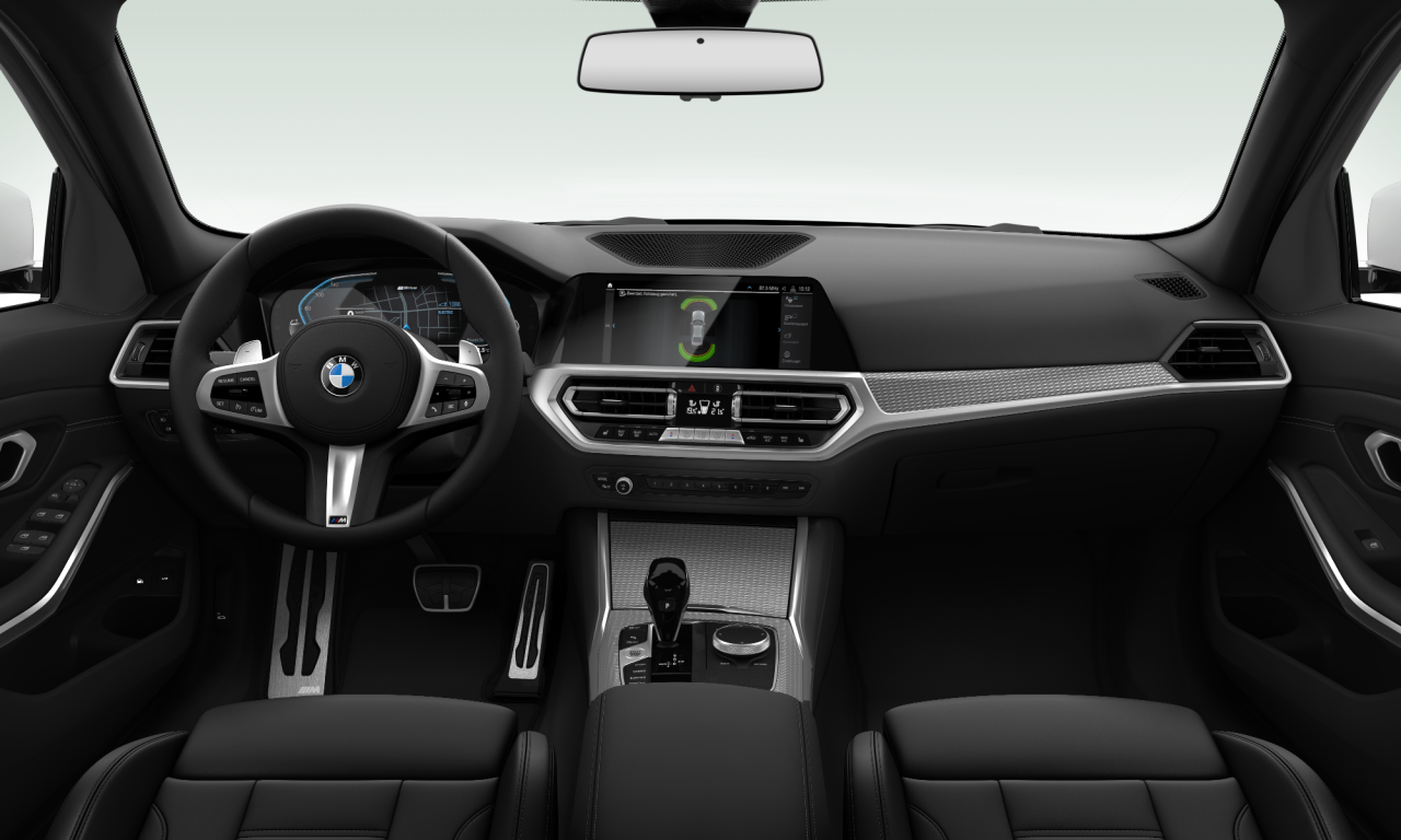 Interior of 2020 BMW 330e (G20), VIN WBA5X72060FJ69571