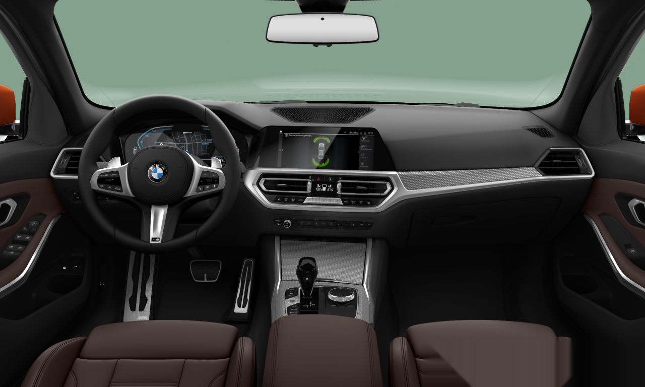 Interior of BMW 330e (G20), VIN WBA5X72090FJ09817