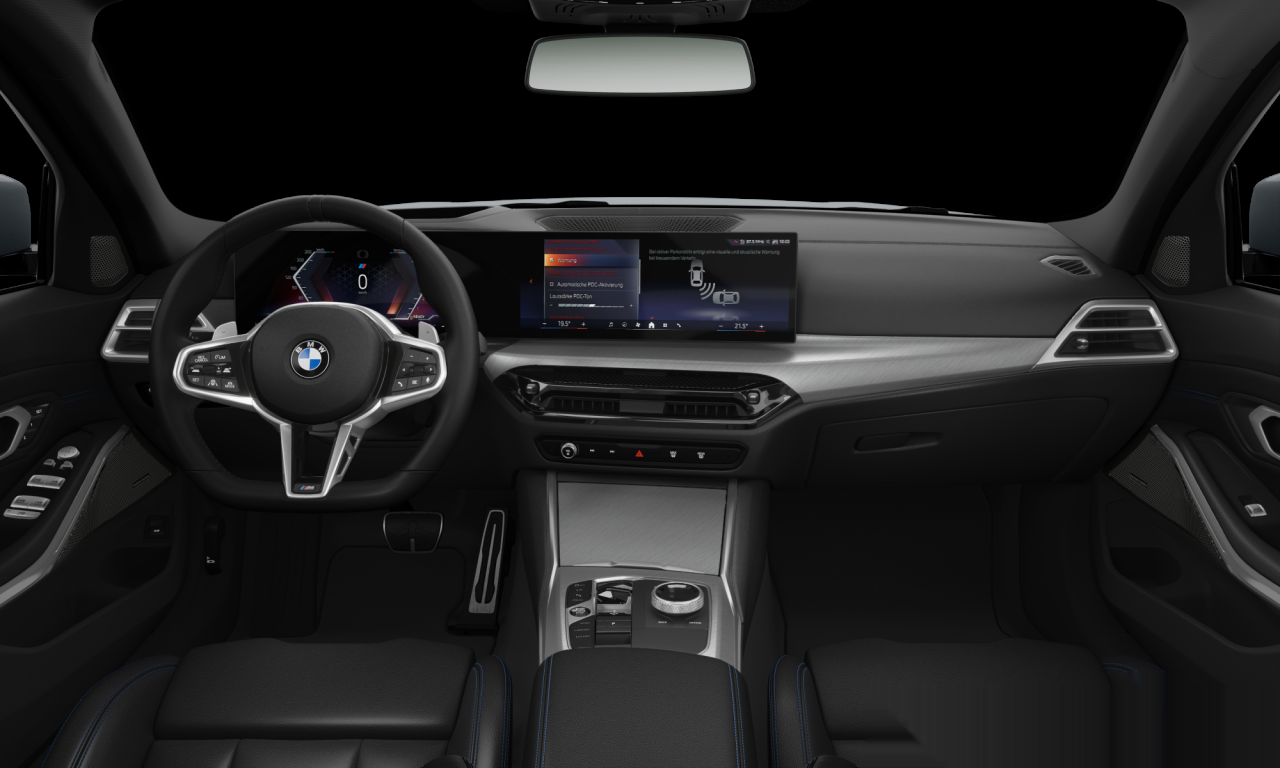Interior of 2024 BMW 330i (G20 (MUE)), VIN WBA60FF0808E99510