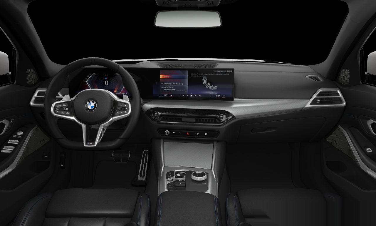 Interior of BMW 330i (G20 (MUE)), VIN WBA60FF0X08F63403