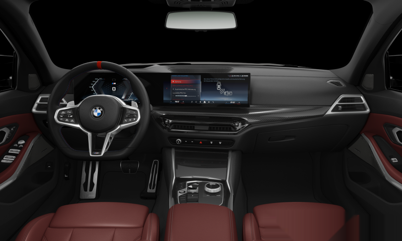 Interior of 2026 BMW M340i xDrive (G20 (MUE)), VIN WBA60FT0608G69349