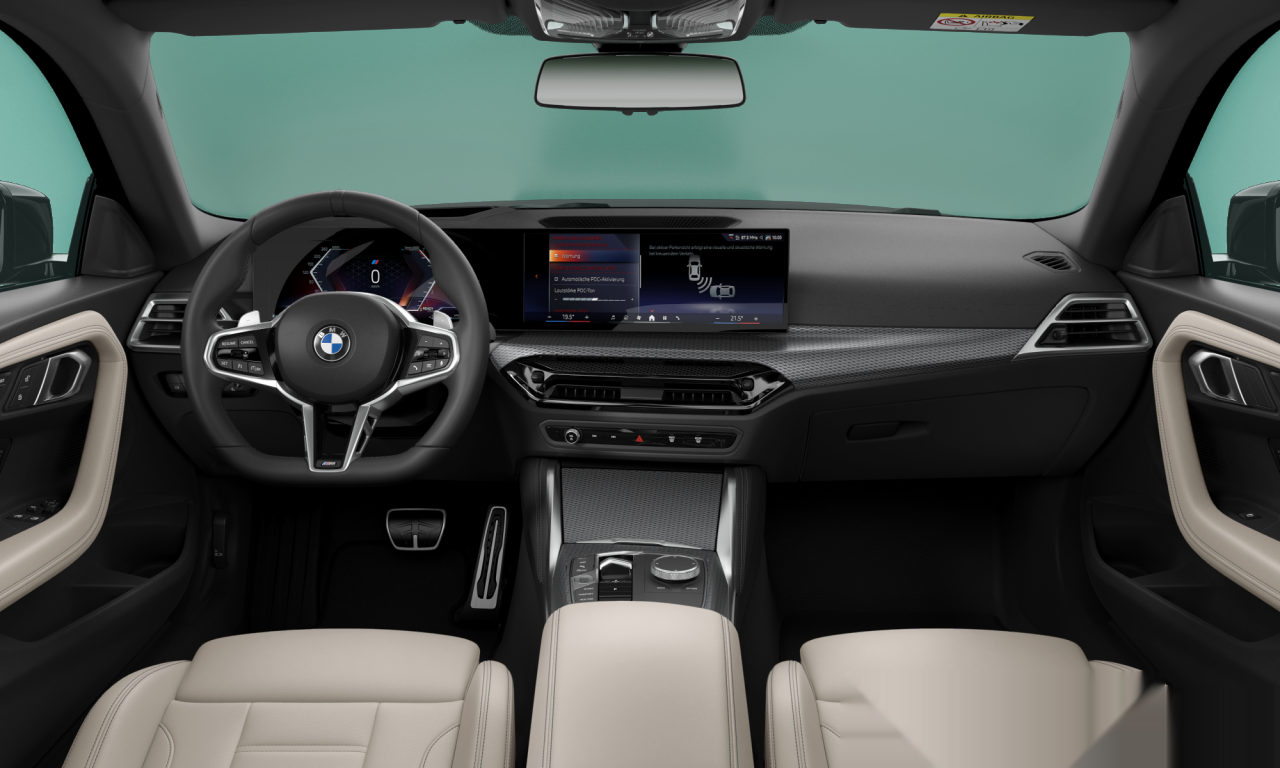 Interior of BMW 218i (G42), VIN WBA61CM0408F34400