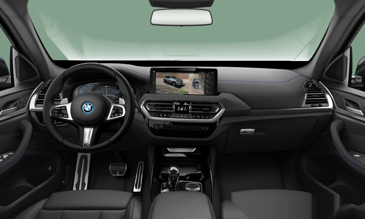 Interior of 2022 BMW X3 xDrive30e (G01 (MUE)), VIN WBA61DP0009M03781
