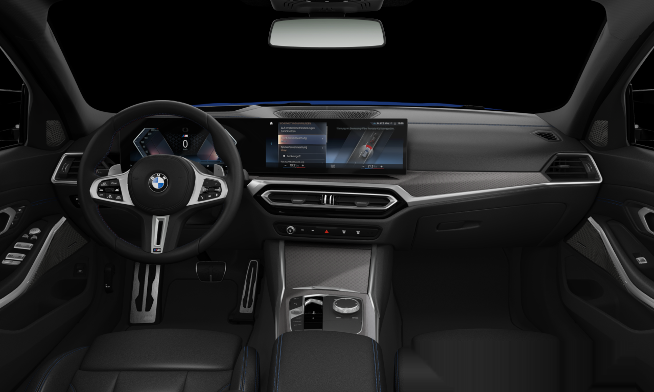 Interior of 2023 BMW M340d xDrive (G21 (MUE)), VIN WBA61FZ000FP57424