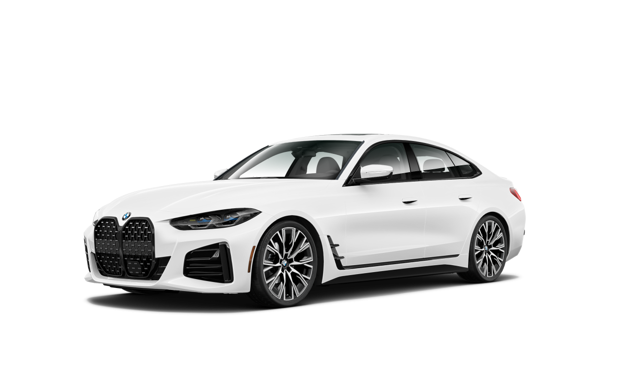 Exterior of 2021 BMW 430i (G26), VIN WBA63AV04NFM21608