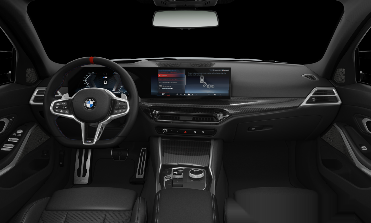 Interior of BMW M340i xDrive (G20 (MUE)), VIN WBA63FT09TFX01358