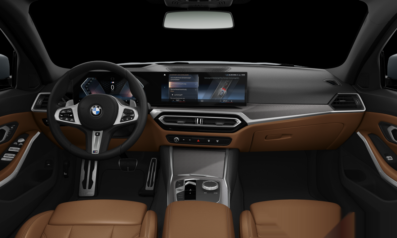 Interior of BMW 320i (G20 (MUE)), VIN WBA68FS03P8D41018