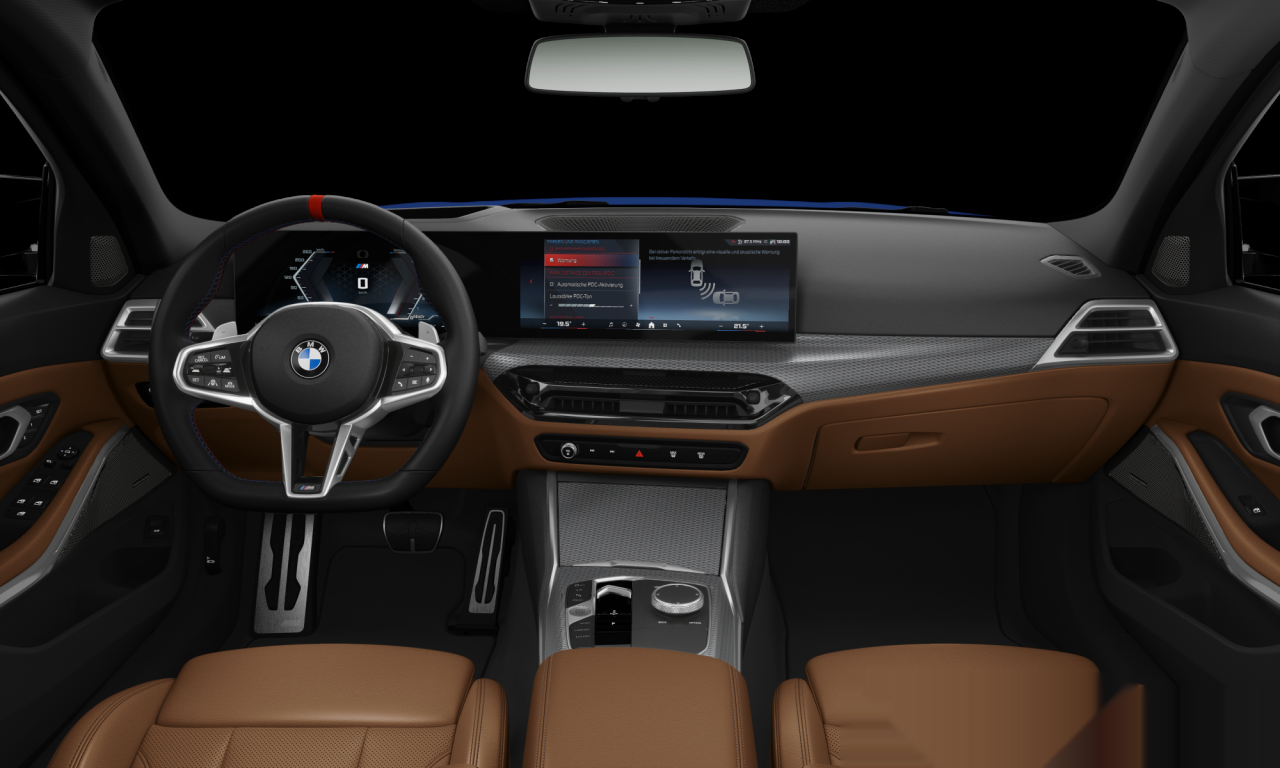 Interior of BMW M340i xDrive (G20 (MUE)), VIN WBA68FT0808G56918