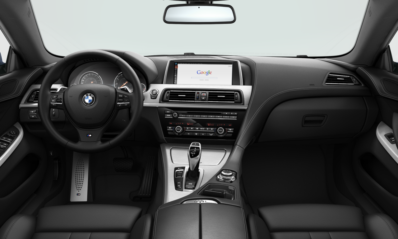 Interior of BMW 640i (F06), VIN WBA6A0105EDY68322