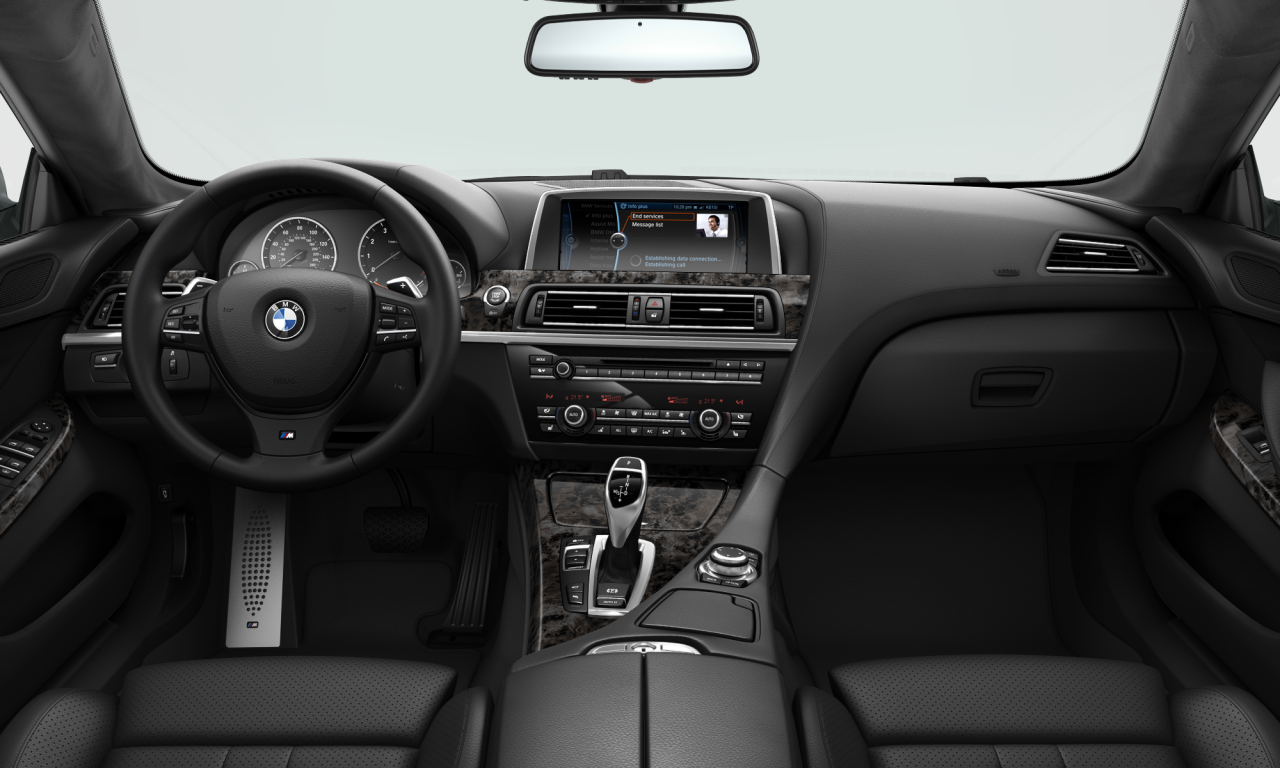 Interior of 2013 BMW 640i (F06), VIN WBA6A0C53DDZ03737